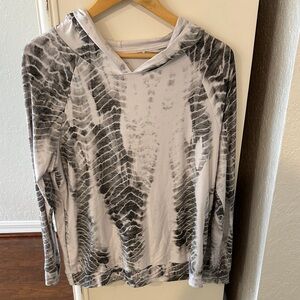 Evolution and Creation Monochrome Tie-Dye Hoodie